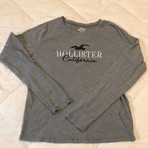 HOLLISTER, long sleeve, cotton, T shirt, medium
